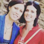 EastEnders star Heather Peace has revealed she and her wife Ellie Dickinson have both been battling breast cancer in a heartbreaking admission (pictured together in 2021)