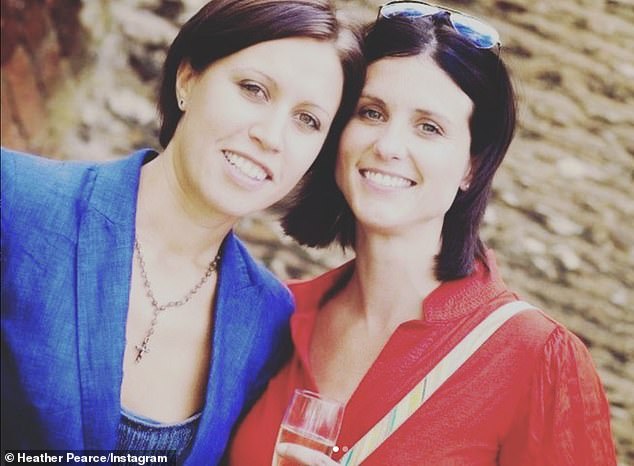 EastEnders star Heather Peace has revealed she and her wife Ellie Dickinson have both been battling breast cancer in a heartbreaking admission (pictured together in 2021)