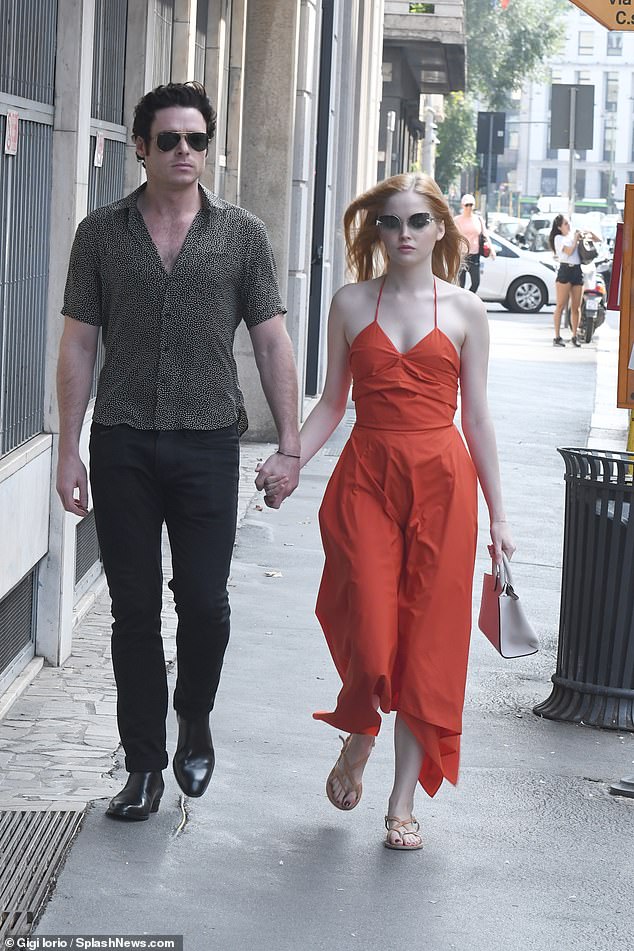 Ellie and the Bodyguard's Richard Madden, 39, split in early 2019 following an 18 month relationship (pictured 2018)