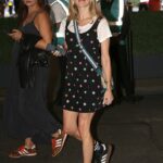 Fearne Cotton looked raring to go as she eagerly arrived at Oasis' first gig at Wembley on Friday