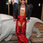 Frankie Grande turned heads at the Attitude Awards on Friday night at Peninsula London hotel with an eccentric look that left little to the imagination