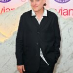 Gavin & Stacey's Mathew Horne looked worlds away from his sitcom character as he showed off a bold new hair style on Tuesday