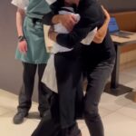 Gino D'Acampo has kicked off his reported 'apology tour' with a string of bizarre social media posts that saw him kissing and hugging a female employee, following his ITV axe