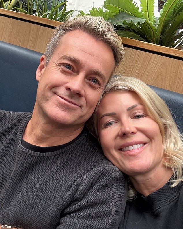Speaking about the ordeal on Nova 100’s Jase & Lauren show on Friday morning, Grant candidly revealed the moment he reached the lowest depths of his addiction battle. Pictured with wife, Chezzi