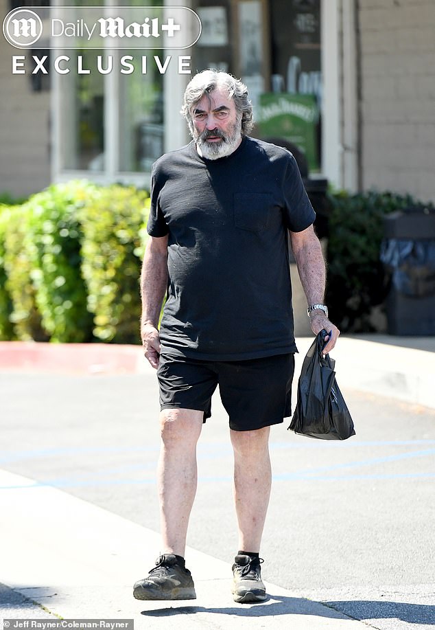 Grizzly Tom Selleck looks almost unrecognizable as he grows out signature mustache and ditches the suave to indulge his ultimate guilty pleasure
