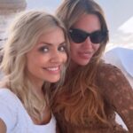 Holly Willoughby shared a sweet snap with Abbey Clancy as she took the mick out of Peter Crouch's nickname for his wife