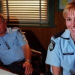 A historic, and once famous, home in Williamstown, Victoria has hit the market with a price guide of $2.19 million to $2.4 million. Pictured: Blue Heelers stars John Wood and Lisa McCune