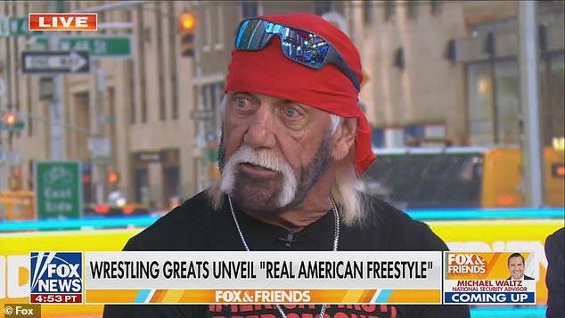 Fans were left concerned for Hogan when he appeared as a special guest on Fox & Friends at the start of May while sporting a worrying new look