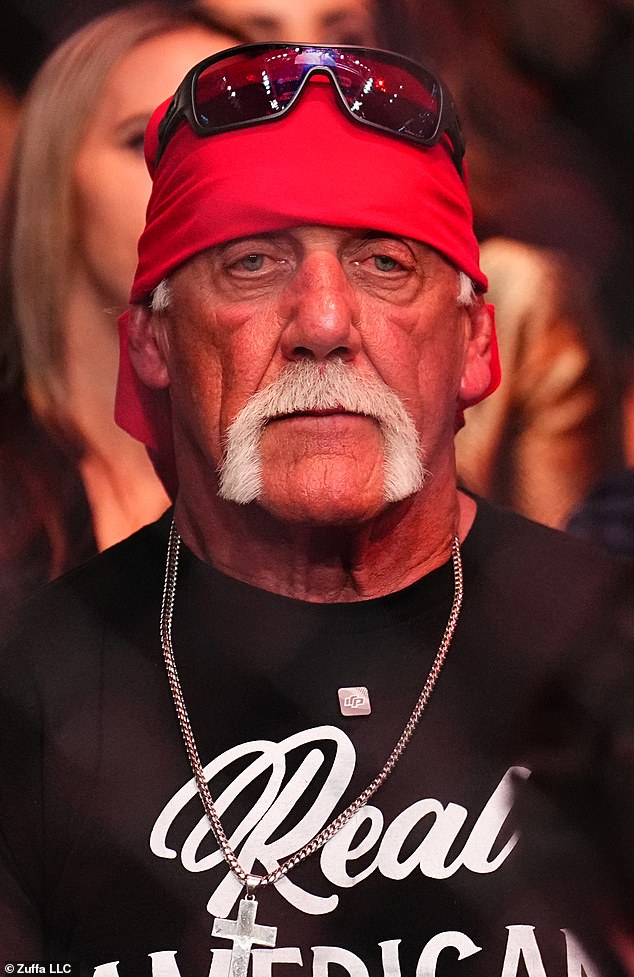 Wrestling legend Hulk Hogan has died aged 71 - pictured December 2024
