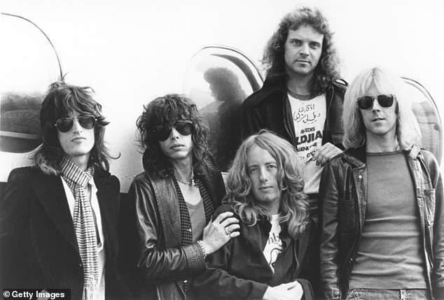 Aerosmith have teased a potential comeback tour, less than one year after they dramatically announced they would no longer perform on the road; the band are pictured circa 1978
