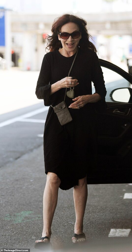 An actress who was considered a bombshell in the 1970s and 1980s as a star of one of the top rated TV comedies was spotted on a rare out in Los Angeles over the weekend