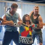 It seems Home and Away is losing yet another beloved character, leading fans to wonder whether it may be the next soapie to leave screens. According to reports, Matt Evans (pictured centre), who plays Theo Poulos in the series, is set to leave Summer Bay