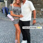 James Argent 's ex Nicoline Artursson, 32, sparked romance rumours as she cosied up to Italian tennis player Lucianco Darderi, 23, on Saturday, following a turbulent few months