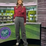 Jelena Dokic (pictured) showed off her slimmed-down figure as she kicked off Channel Nine's Wimbledon coverage on Tuesday