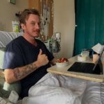John Farnham's youngest son James (pictured) has revealed his secret health battle after undergoing three surgeries in one year