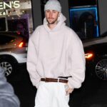 Justin Bieber 's fans have been left outraged by the 'ridiculous' prices he's charging for his new clothing line, SKYLRK — which features a $200 pair of sunglasses; seen in February