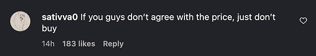 However, many fans came to Justin's defense as they suggested that SKYLRK is meant to be a 'HIGH FASHION steer wear brand' not an 'affordable' line.
