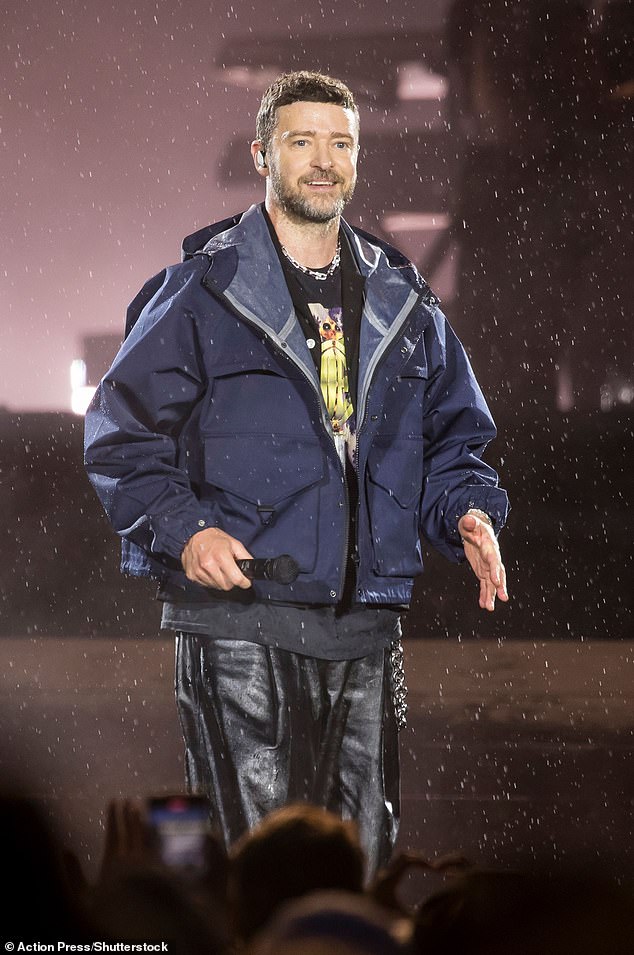 Justin Timberlake has been diagnosed with Lyme disease - pictured July 12 2025