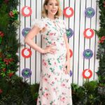Katherine Ryan showed off her growing baby bump as she joined her partner Bobby Kootstra at day three of Wimbledon