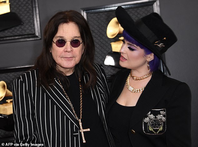 Kelly Osbourne, 40, has broken her silence following the death of her father Ozzy in a heartbreaking tribute on Friday (pictured together in 2020)