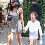 Kylie Jenner and her famous family dined at the upscale Los Angeles restaurant The Ivy on Saturday, in honor of her grandmother's 91st birthday