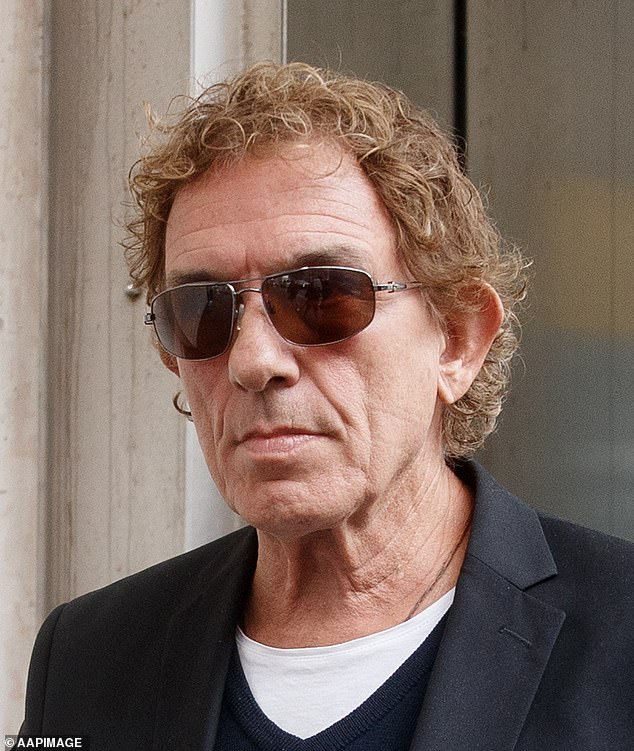 Cold Chisel guitarist Ian Moss was nabbed doing 115km/h in a 100km/h zone last October while driving to Brisbane from Armidale in NSW 's northern tablelands. He is pictured outside court