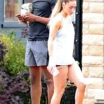 Love Island star Ayo Odukoya has been pictured with his new girlfriend who he first confirmed his romance with on Instagram this month
