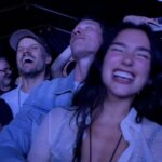 Dua Lipa and her fiancé Callum Turner were among the 90,000 fans belting out Oasis' biggest hits, as the band's acclaimed reunion tour continued with a run of shows in London