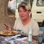 Lorraine Kelly, 65, and husband Steve Smith have left luxuries behind for their picturesque Zimbabwe camping trip