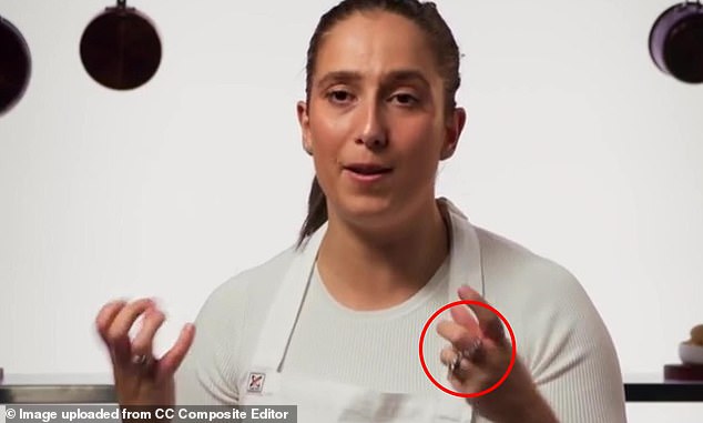 MasterChef Australia fans have taken to social media to attack the cooking show after spotting contestants wearing jewellery in the kitchen. Pictured: Laura Sharrad
