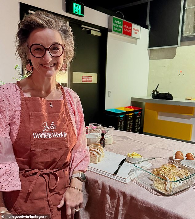 Julie Goodwin has issued a statement defending her weight loss after fans raised concerns for her health. The former MasterChef Australia star shared an update on Instagram on Thursday after a new photo, in which she looked very slim (pictured)