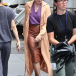 Meryl Streep was seen for the first time on the set of her upcoming sequel to her fan favorite 2006 blockbuster The Devil Wears Prada