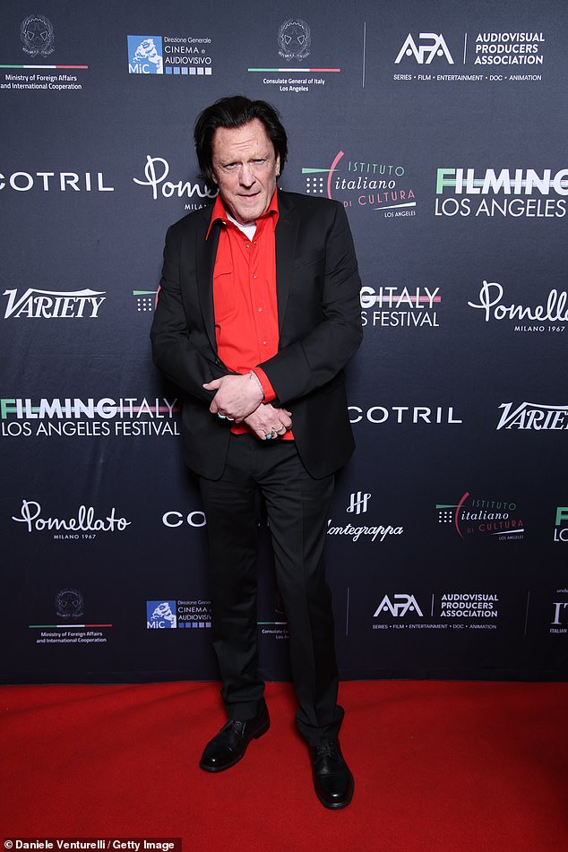 Michael Madsen was recently sober when he died, having finally overcome his years-long battle with alcohol, according to latest reports; He is pictured in 2023