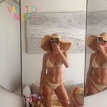 Millie Mackintosh, 36, stripped down to a tiny bikini as she posed for a cheeky birthday selfie whilst on a family holiday