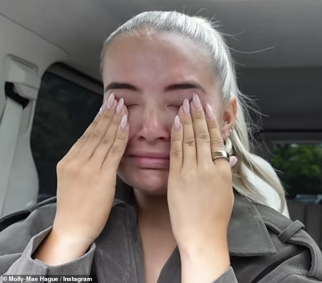 Molly-Mae Hague, 26, has tearfully broken her silence following recent backlash from fans who once again branded the millionaire influencer 'out of touch'