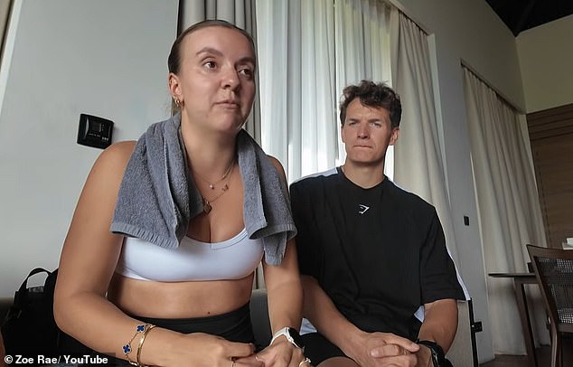 In a new YouTube video, Zoe told the camera: 'Since landing in Bali, something for us wasn't quite right. We came here with high expectations because we had seen it on social media'