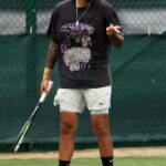 Nick Kyrgios (pictured) has continued to fuel romance rumours with Mia Dalkos as the pair apparently holiday together in the Bahamas