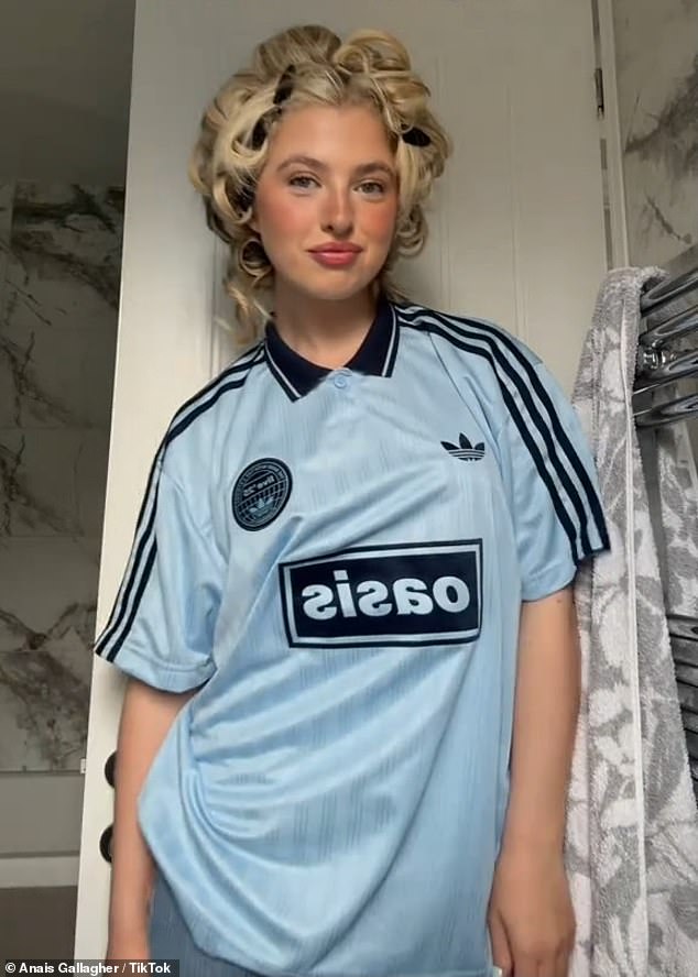 Anais Gallagher gave an insight into her glamour routine as she got ready for the first Oasis reunion show in Cardiff on Friday night, sharing a video of herself to TikTok
