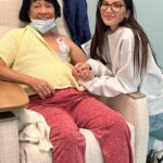 Olivia Munn revealed her mother Kim's battle with breast cancer - two years after she herself faced down the illness