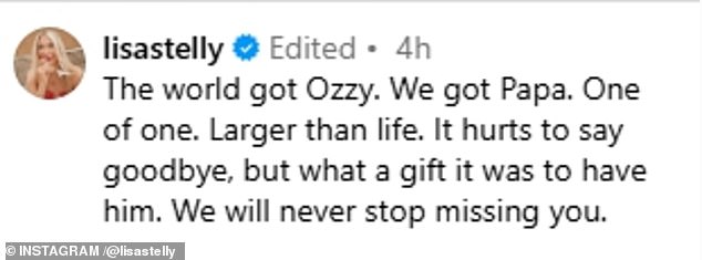 He may have been known as the Prince of Darkness on stage, but Ozzy Osbourne seemed to radiate sunshine when he was with his grandkids. His son Jack's ex-wife Lisa Stelly shared adorable photos of him with their children on Thursday, two days after Ozzy's death at 76