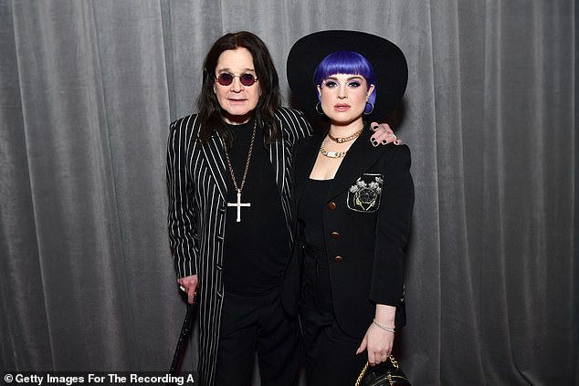Ozzy Osbourne's daughter Kelly furiously hit back at claims he had a 'suicide pact' with wife Sharon just days before his death aged 76 - pictured 2020