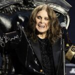 Ozzy Osbourne pictured at his Black Sabbath farewell gig at Villa Park stadium in July