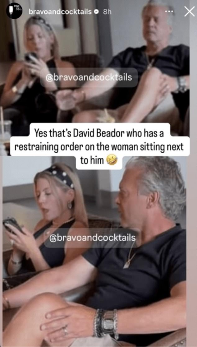 The 60-year-old former Bravo star was photographed with his younger estranged wife, 41, at the Montage Big Sky Resort in Montana on Wednesday; these images are seen on popular fan Instagram account Bravo And Cocktails