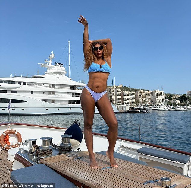 Serena Williams stirred up mixed reactions with her latest Instagram post ¿ a steamy bikini photo shoot aboard a lavish yacht