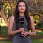 Two reporters from regional channels have been relocated, fuelling speculation that Seven are readying to launch a fresh news program. Pictured: Sheri Smith, who has been working in Toowoomba is now in Melbourne