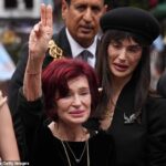 Sharon Osbourne paid a touching tribute to her late husband Ozzy as she led his emotional funeral procession on Wednesday
