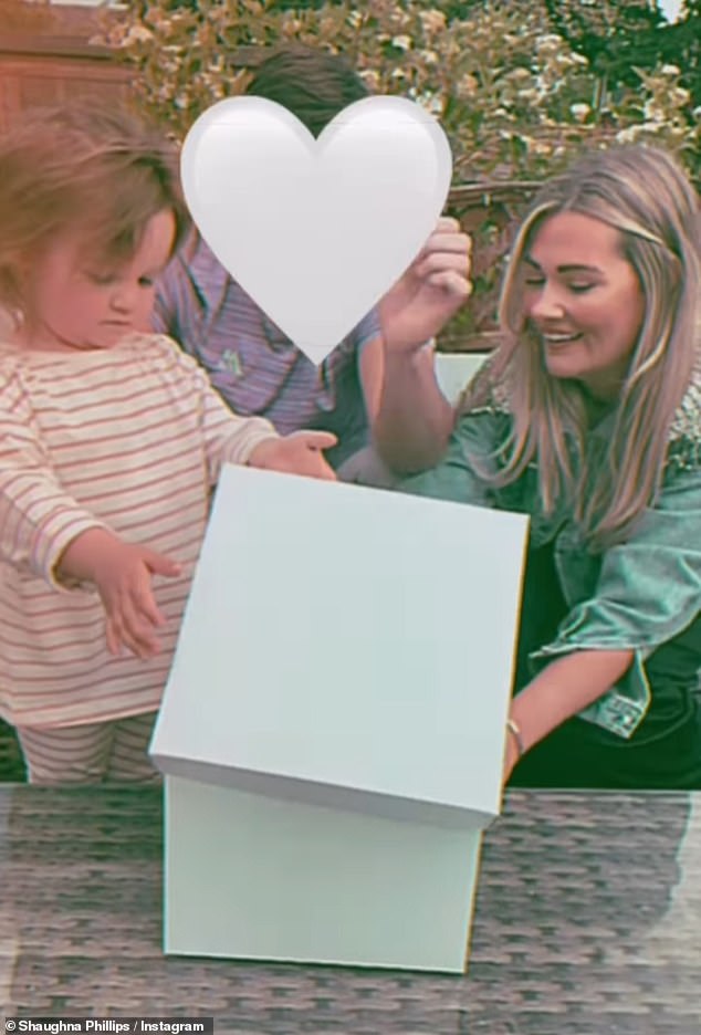 Shaughna Phillips, 31, has revealed the gender of her second baby in a sweet new Instagram video she shared on Tuesday