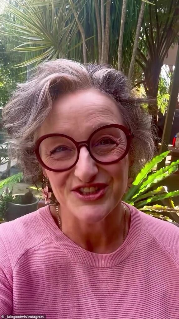 MasterChef star Julie Goodwin (pictured) shared some exciting family news with her fans on Sunday