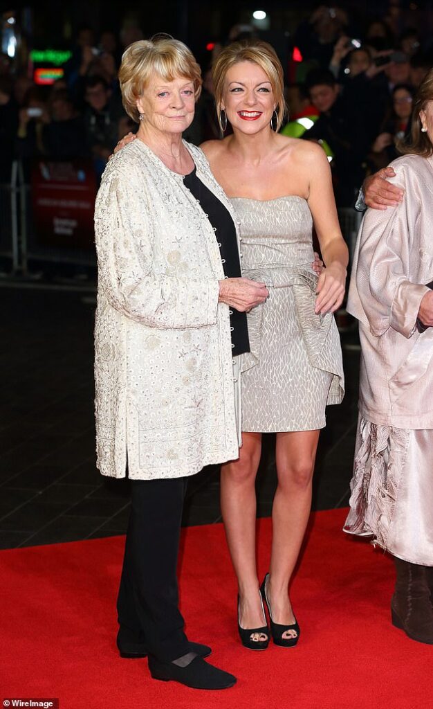 Sheridan Smith has revealed the kind message she received from the late Dame Maggie Smith as they filmed 2012 comedy Quartet together; pictured 2012