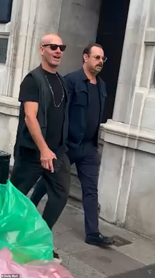 Danny Dyer also looked buzzing as he was seen entering the stadium to join in the hysteria in Cardiff just hours ahead of Friday's concert